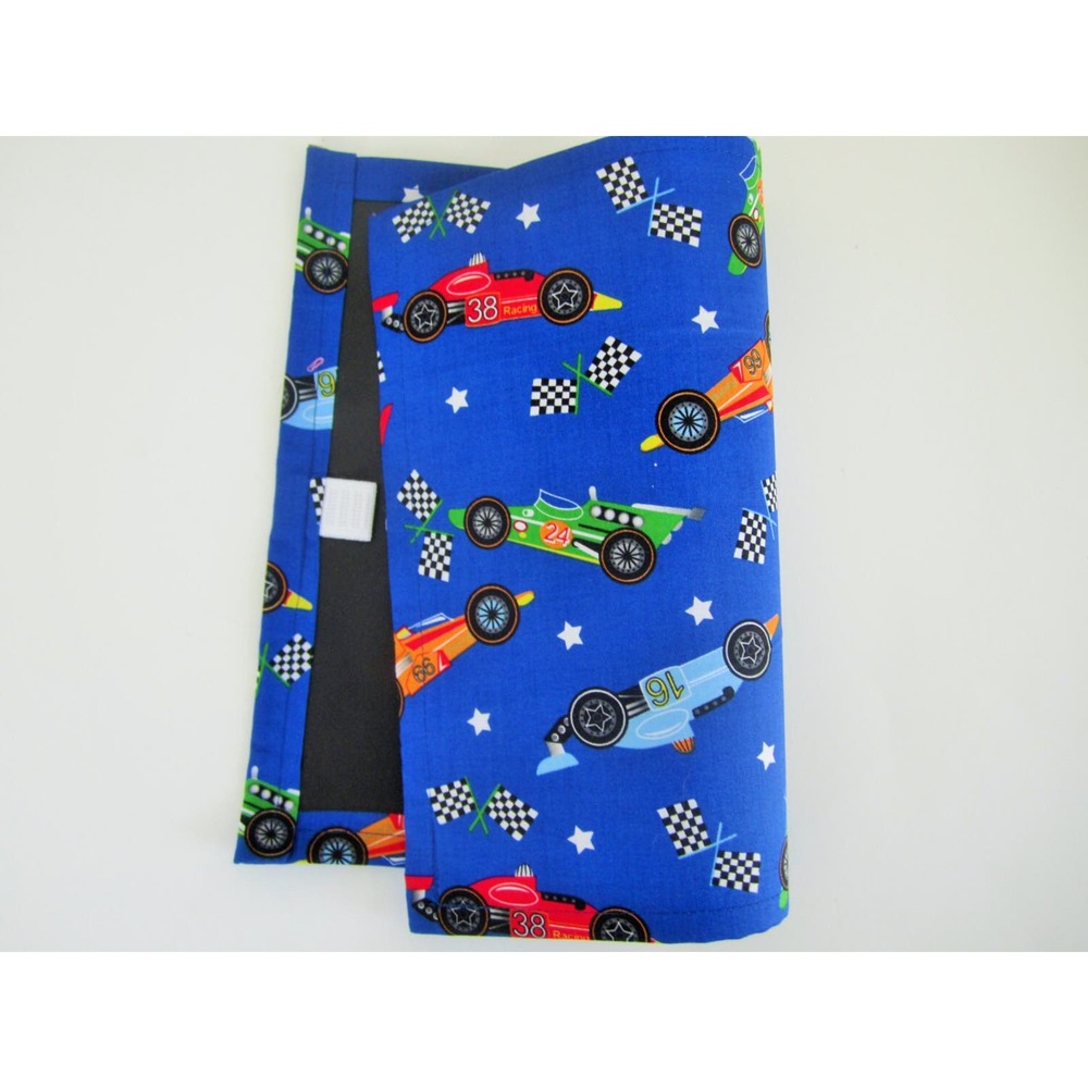 Race car Chalkboard chrildrens placemat travel mat activity mat handmade